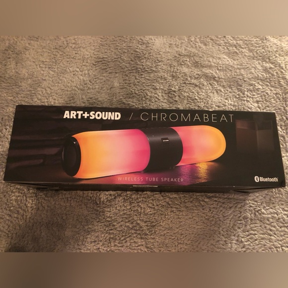 Art & Sound Chromabeat Bluetooth Wireless Tube Speaker NIB - Picture 1 of 6